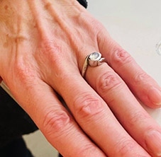 platinum lockdown proposal ring