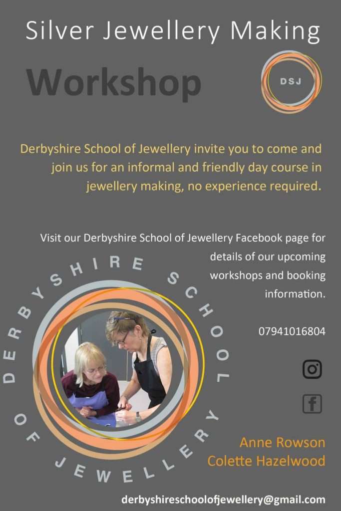 derbyshire school of jewellery workshop